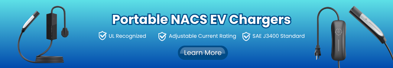 Portable NACS Electric Vehicle Chargers
